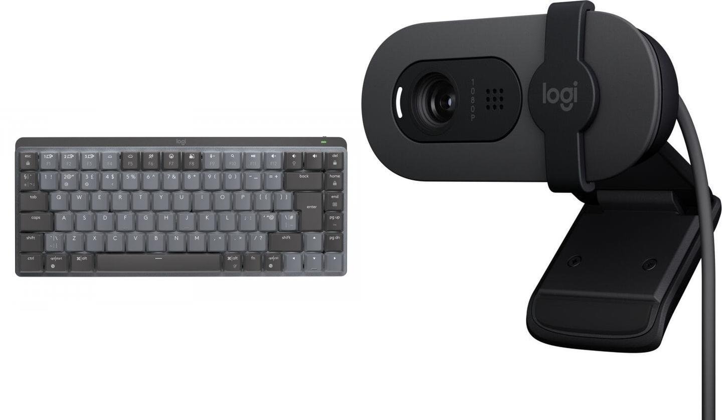 Klawiatura Logitech MX Mechanical Mini (920-010782) + Brio 100 (960-001585)