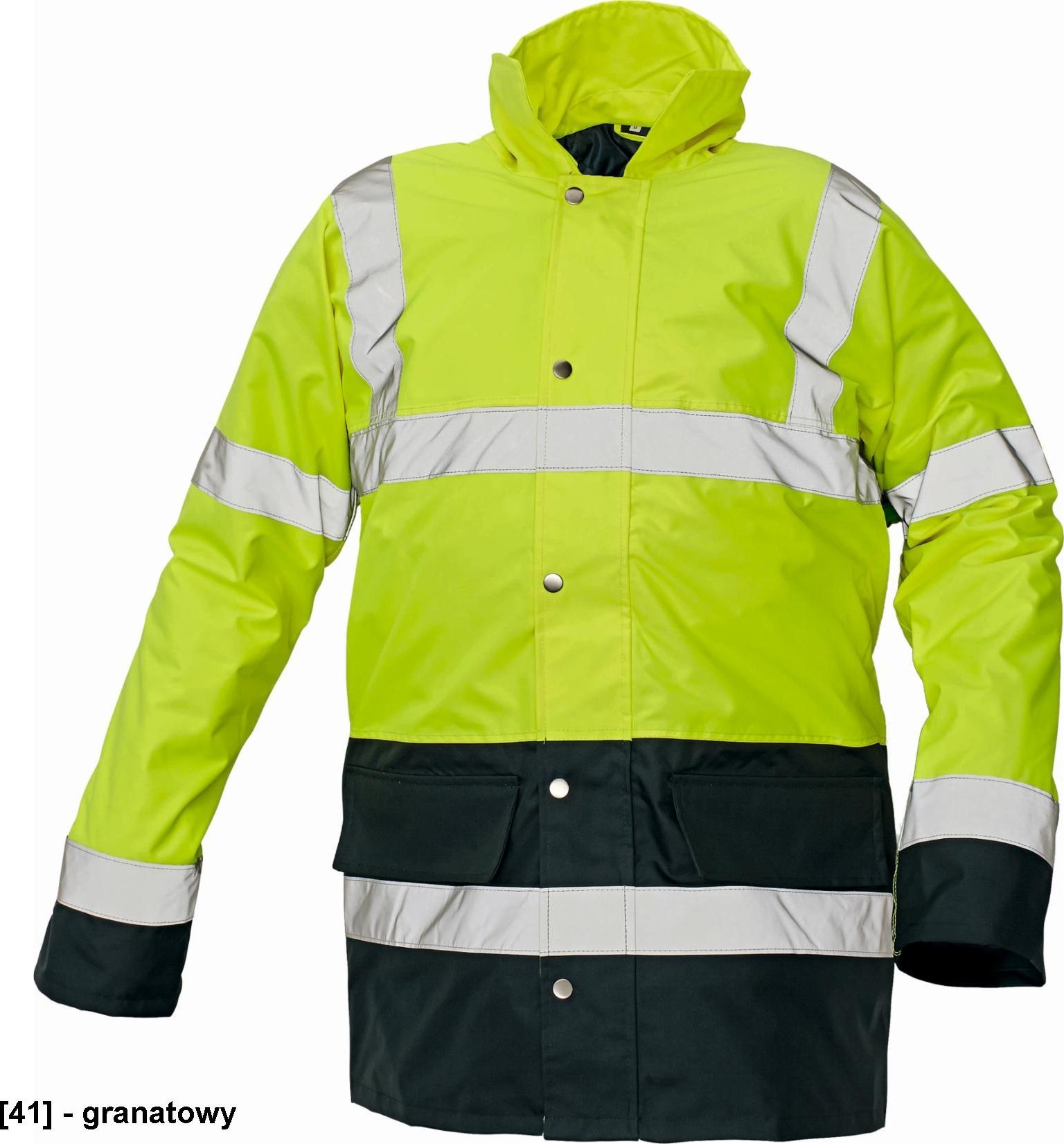 CERVA SEFTON HV - ocieplana kurtka zimowa, odblaskowe taśmy, wodoodporność, rozm. XS-3XL, - żółty/pomarańczowy XL