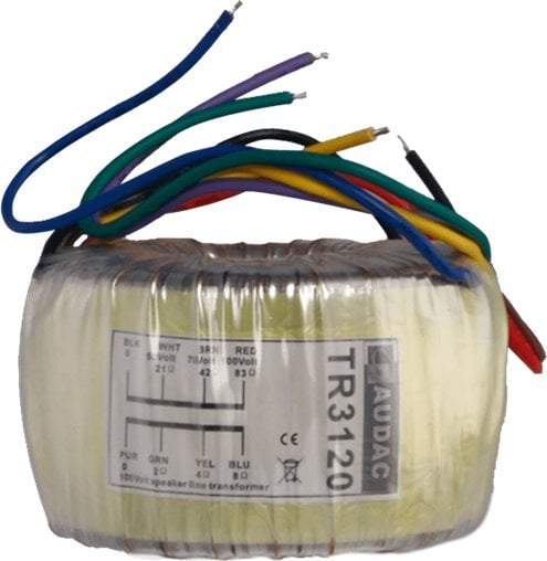Audac AUDAC TR3120 Transformator liniowy audio toroidalny 120 W / 100 V