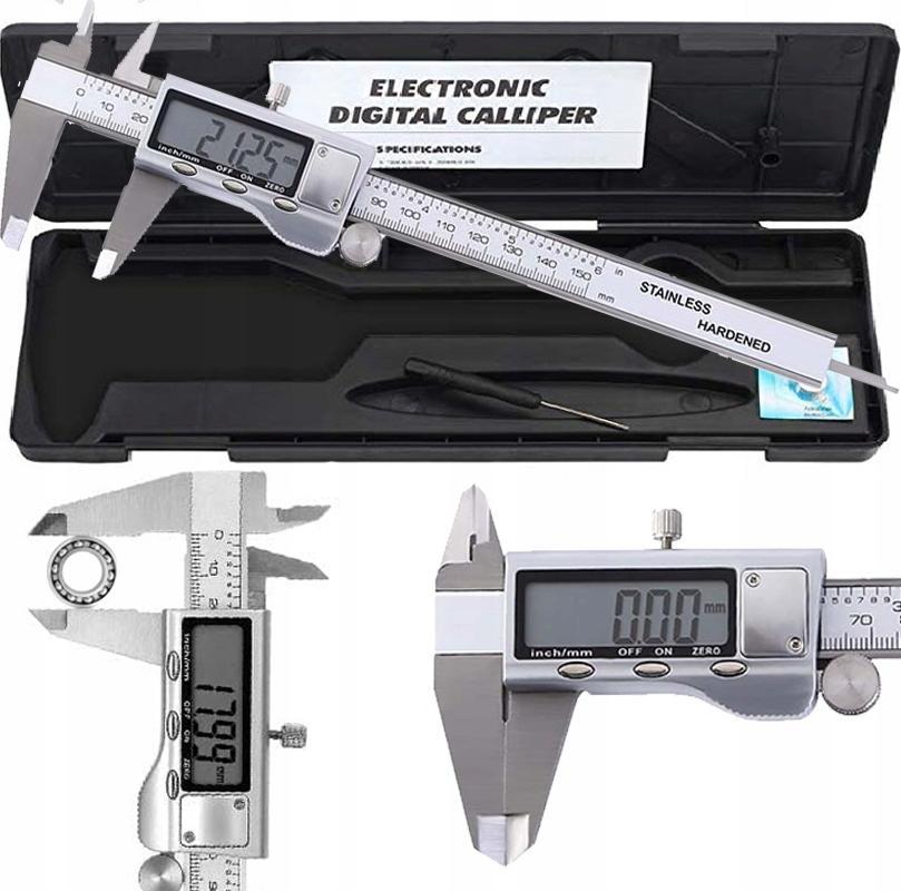 Logit SUWMIARKA METALOWA ELEKTRONICZNA CYFROWA LCD 150MM 0-200mm/8in