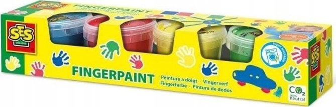 SES SES Malowanie palcami 4modne kolx110ml 00391 03913