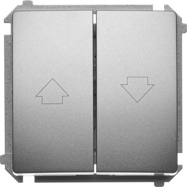 Kontakt-Simon Przycisk żaluzjowy Simon Basic 10A 250V satynowy (BMZ1.01/29)