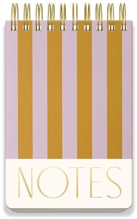 Designworks Ink Notatnik duży Liliowy + Okrągły Paski