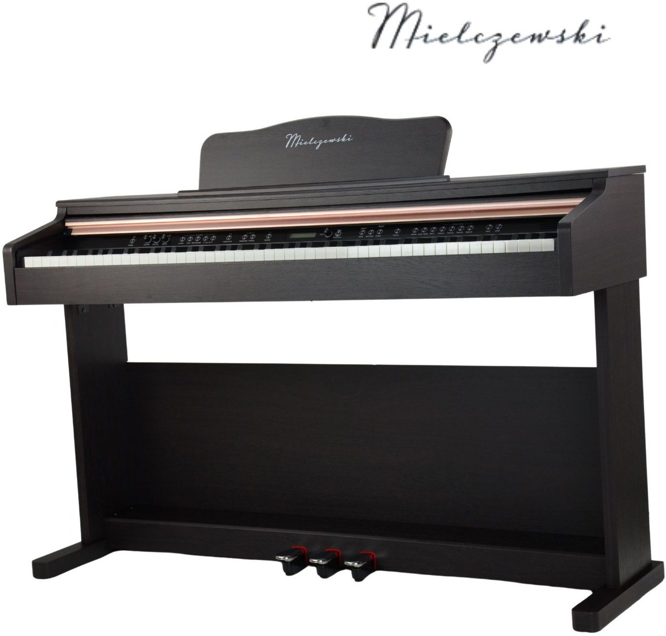 Pianino cyfrowe młoteczkowe CAPRICE brązowe Mielczewski one size