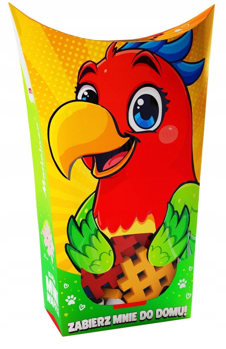 *****Klocki wafle mini PocketPets Papuga 06958