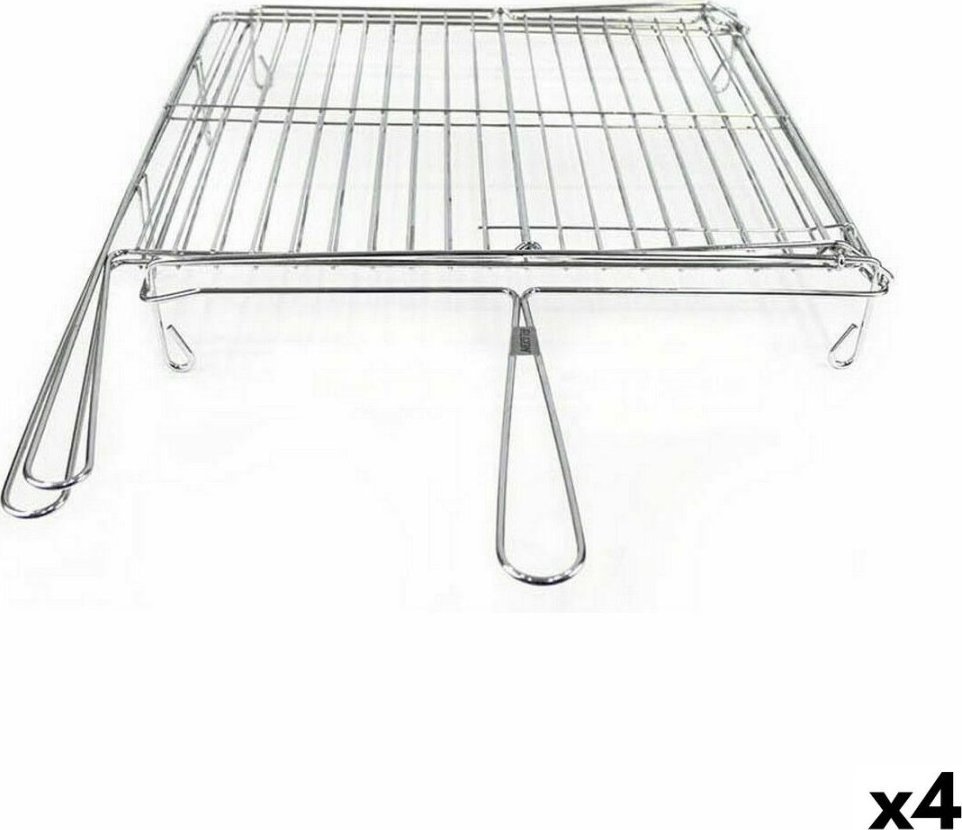 Algon Grill Algon Chromowanie Obrotowy Srebrzysty 45 x 50 x 9 cm (4 Sztuk)