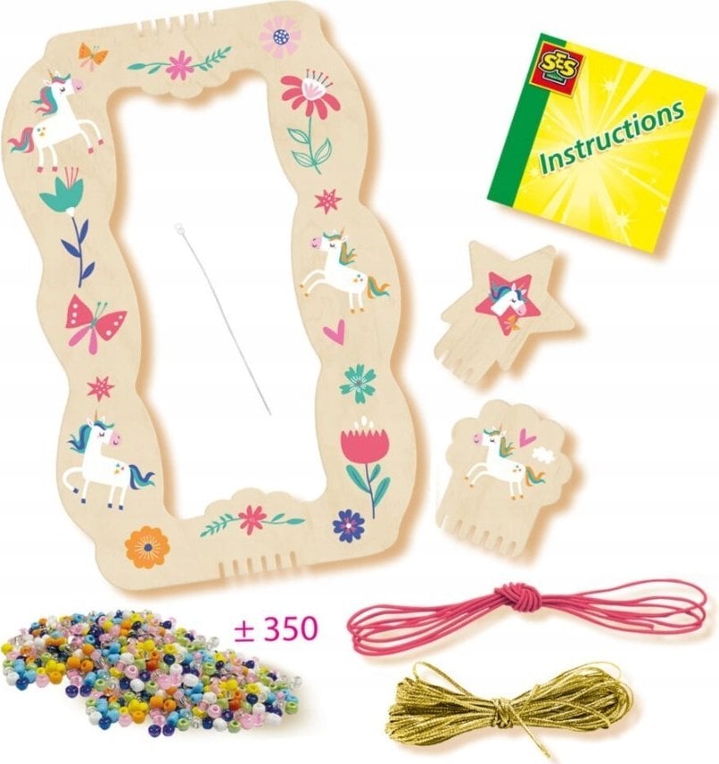 SES SES Sznurkowe bransoletki+koraliki 14745 47457