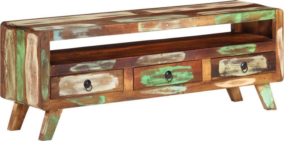 vidaXL Szafka pod telewizor, kolorowa, 110x30x40 cm