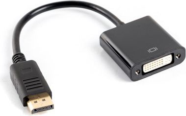 Adapter AV Lanberg DisplayPort - DVI-D czarny (AD-0007-BK)