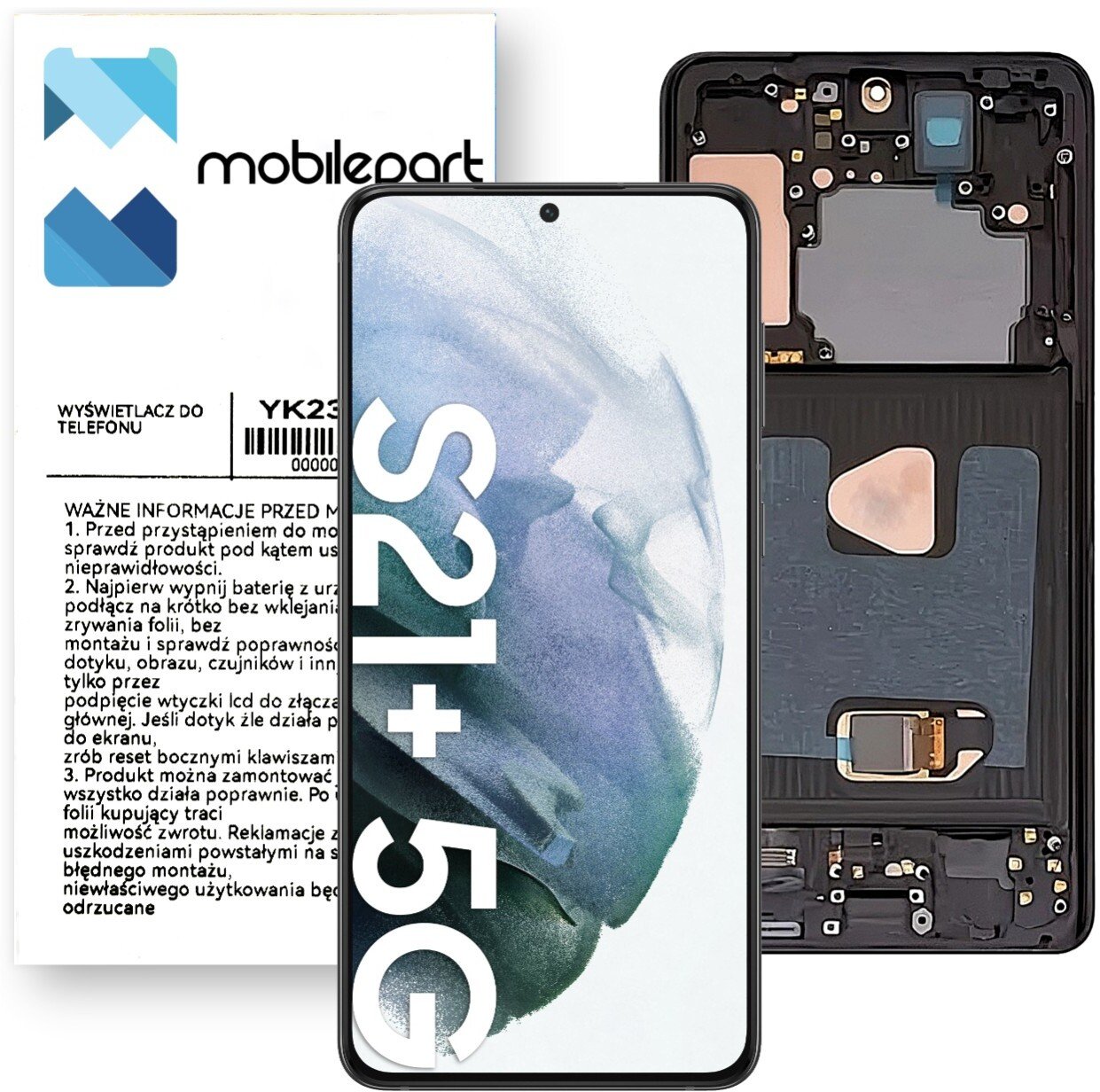 Wyświetlacz do Samsung Galaxy S21 Plus 5G LCD SM-G996 Ekran Full Oled Ramka