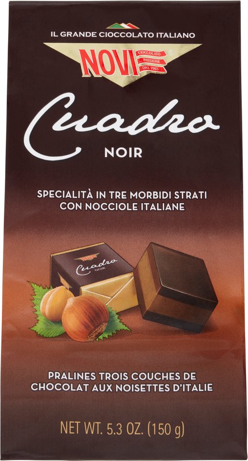 Novi Praliny z kremem Cuadro Noir 150g -