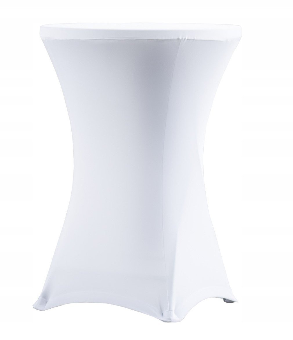 Pokrowiec Coctail 80 na stół biały