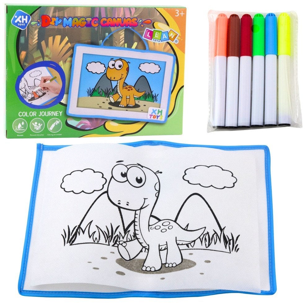 Tablica Do Malowania DIY Magiczna Płótno Pisaki Zmywalne