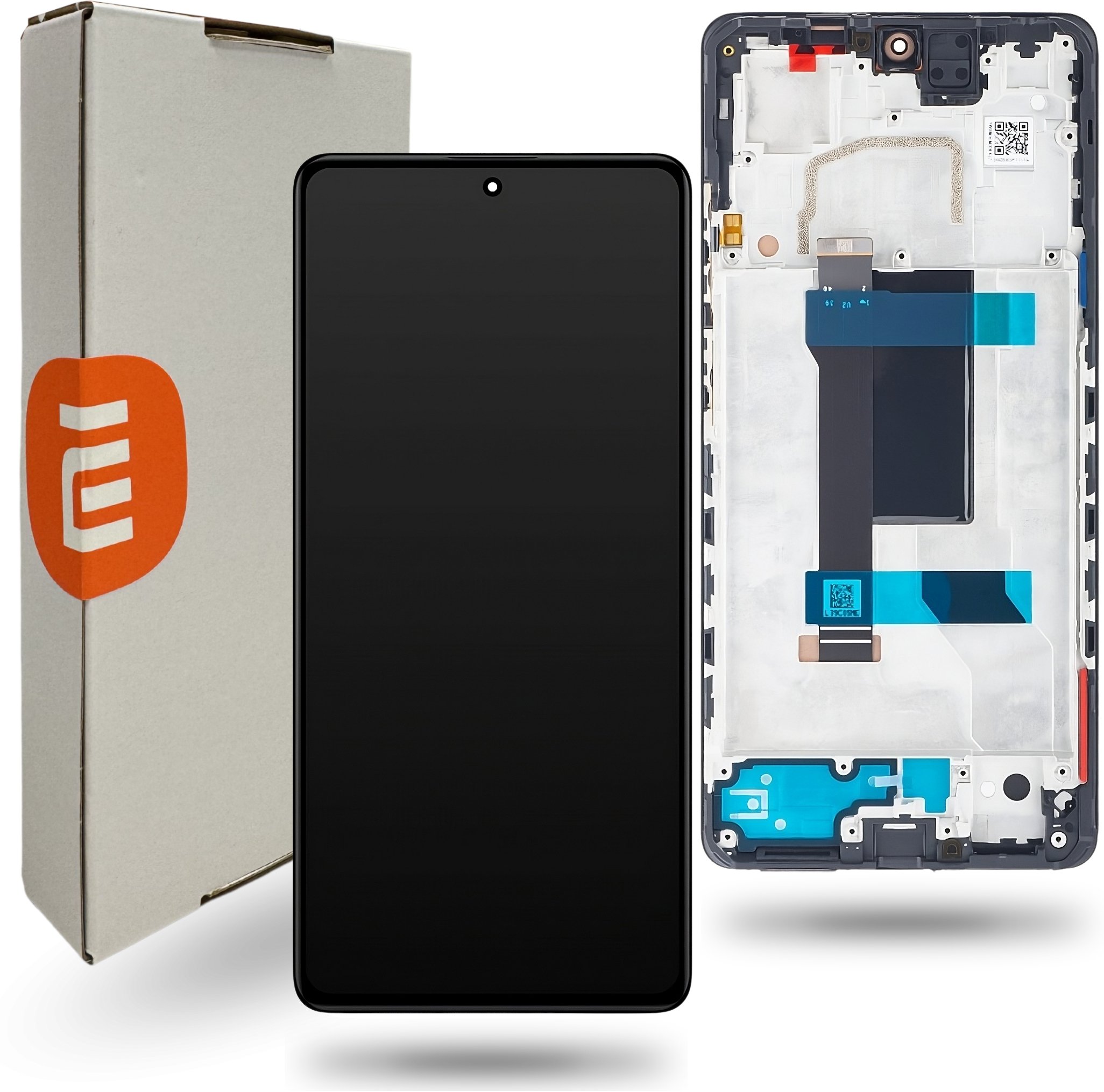 Oryginał Wyświetlacz Xiaomi Redmi Note 12 Pro 5G Service Pack LCD Ramka