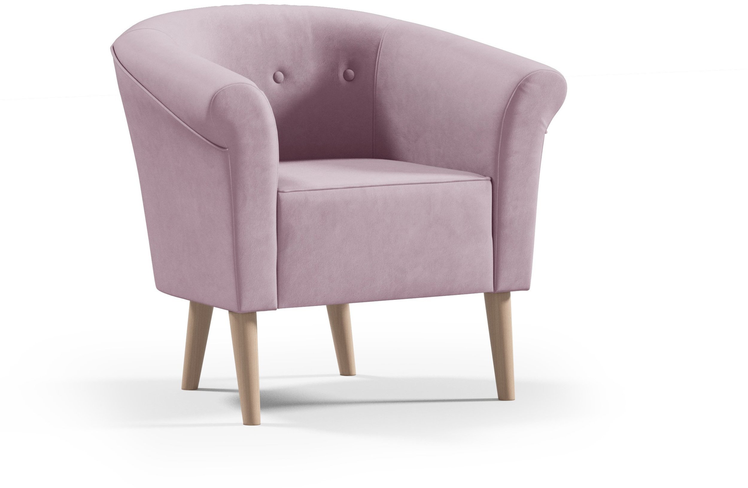 Fotel ESPERO styl skandynawski welur manila 09