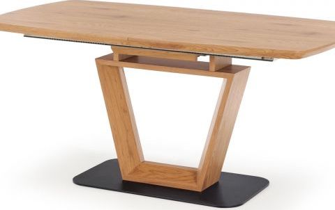 Halmar Stół BLACKY dąb złoty/czarny rozkładany nowoczesny HALMAR