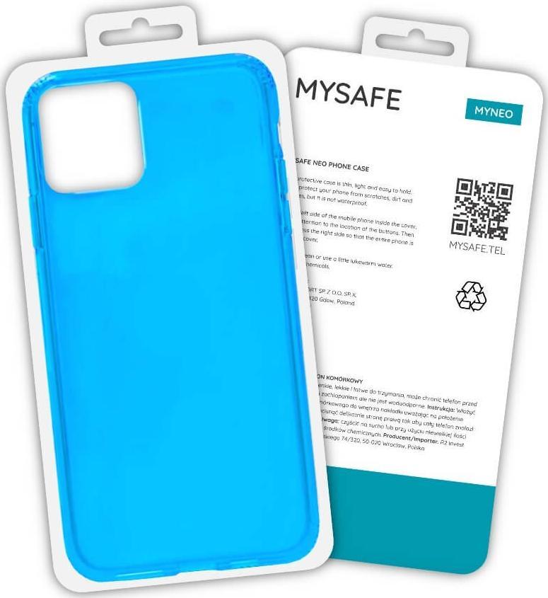 Mysafe MYSAFE ETUI NEO IPHONE 12 PRO MAX NIEBIESKI PUDEŁKO