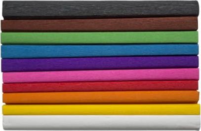 Happy Color Bibuła marszczona 25 x 200 cm mix A