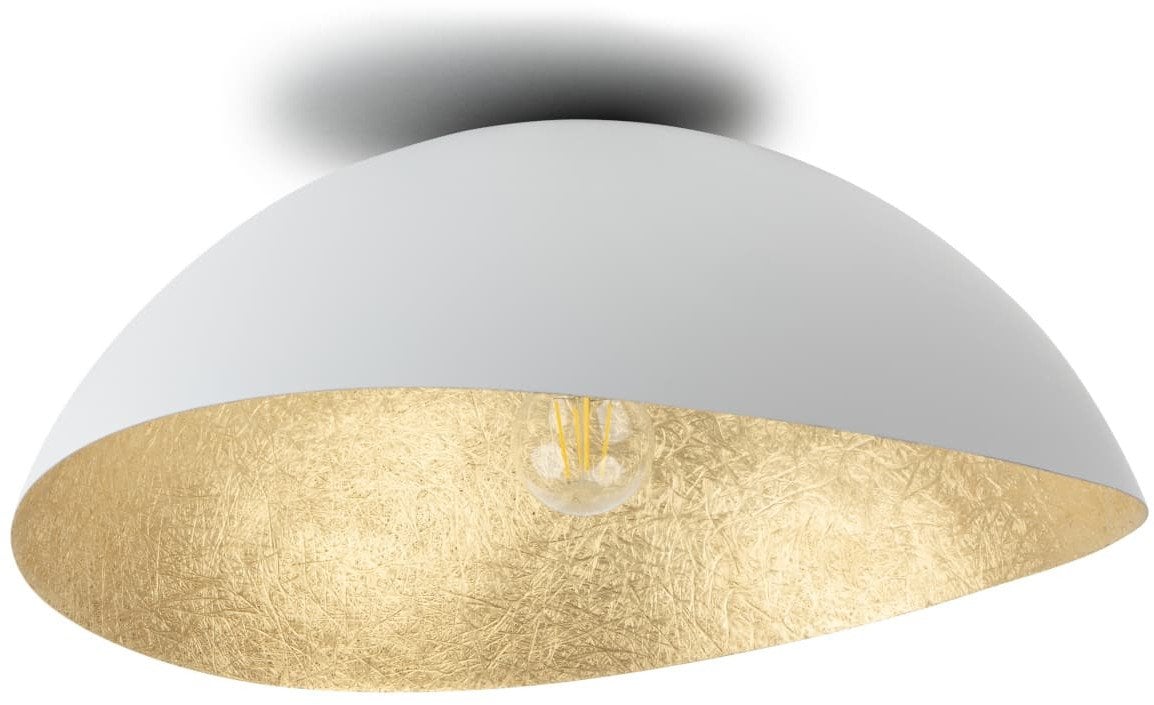 Sigma Solaris M 40612 plafon lampa sufitowa 1x60W E27 biały/złoty