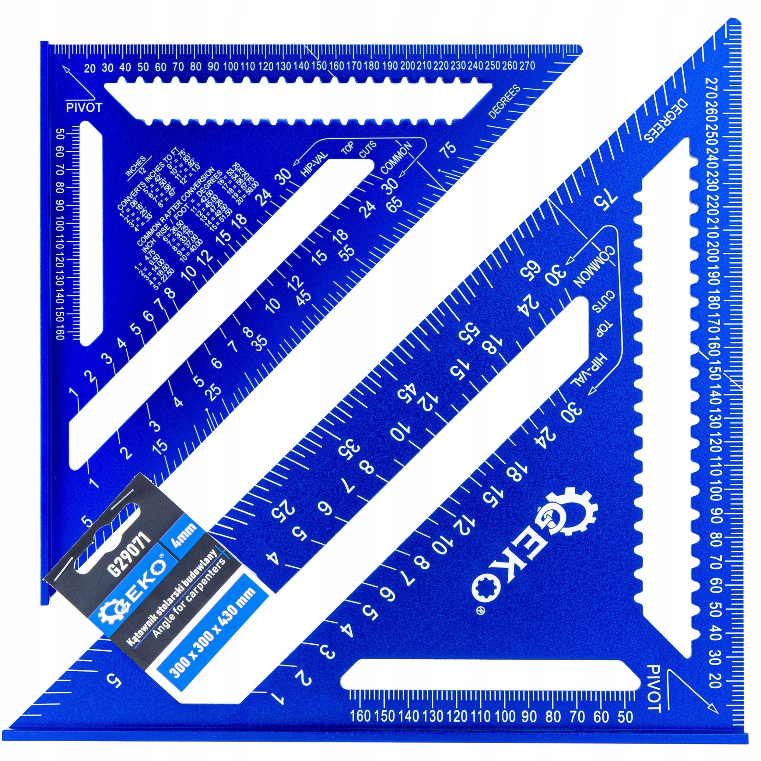 Kątownik stolarski budowlany 300mmx300x430mm 4mm (40)