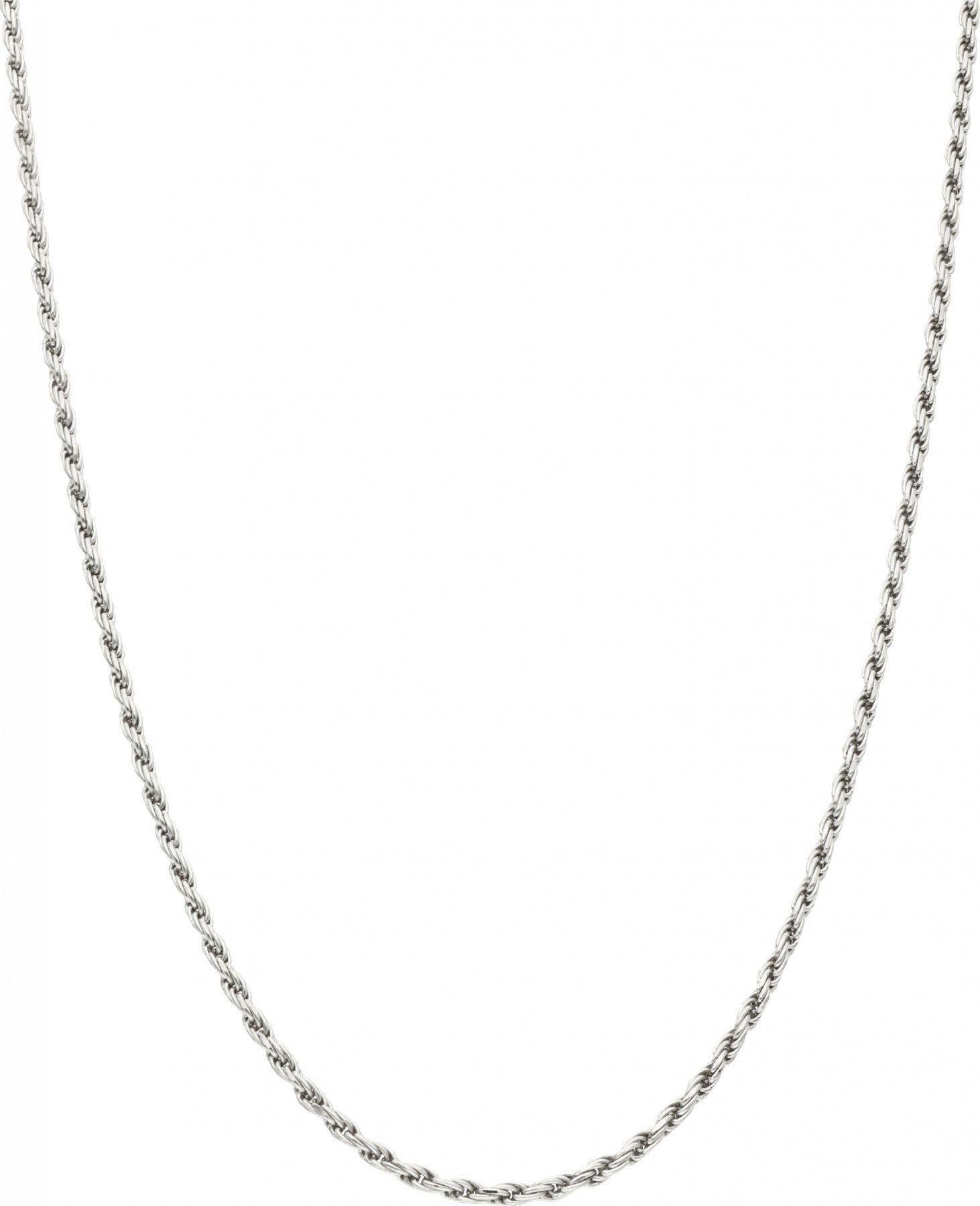 Rosanto Srebrny łańcuszek splot kordel 45 cm 925