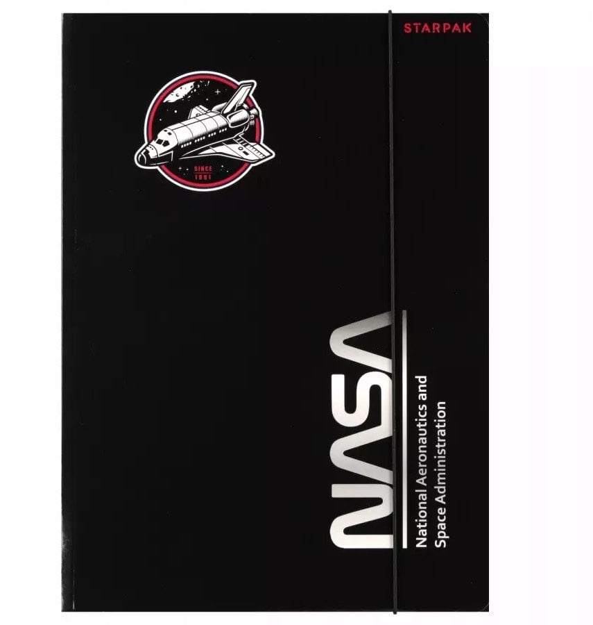 TECZKA Z GUMKA PAP A4 NASA STK FOL10/100