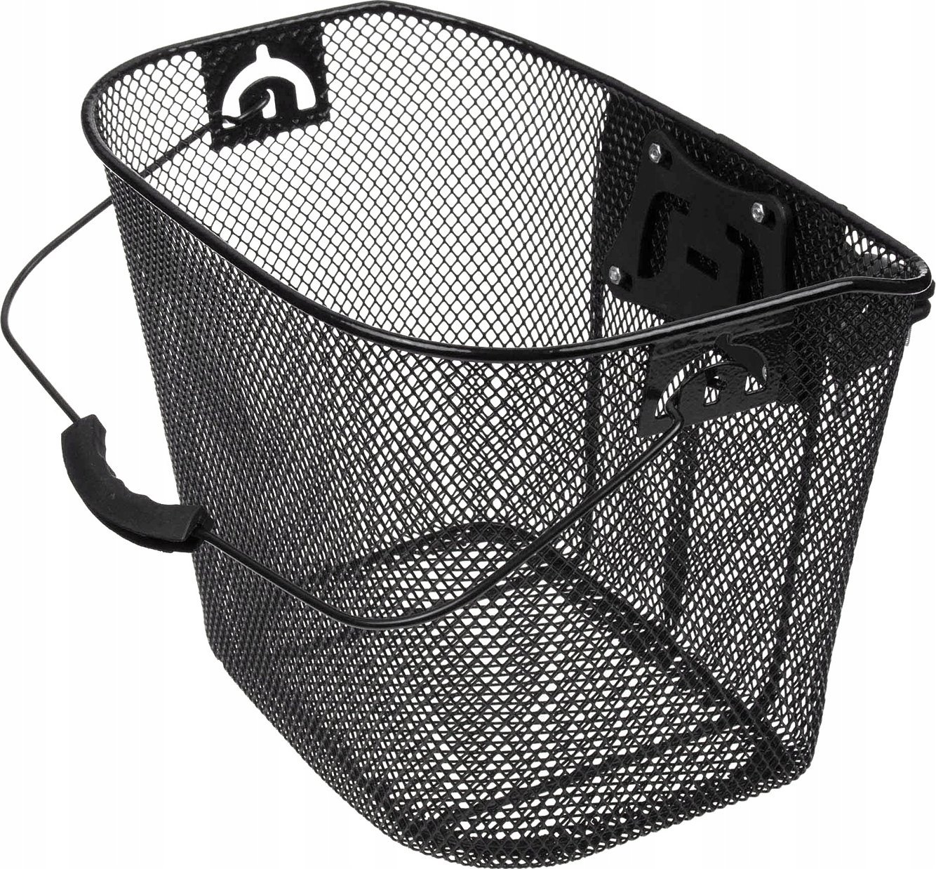 Kosz rowerowy Verso przód 350x250x240 czarny szybki montaż click Uniwersalny