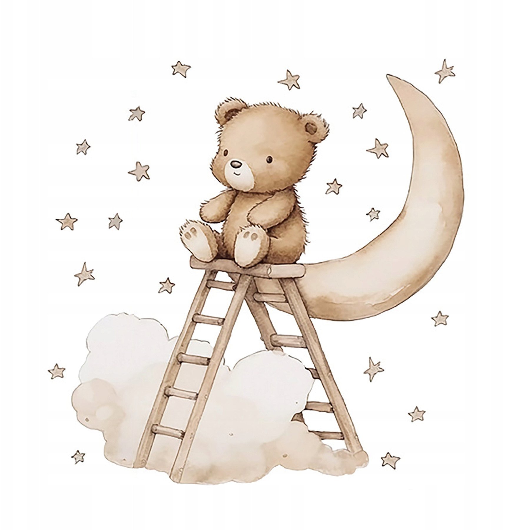 ROOM Decor SIPO-WS63047 NAKLEJKI NAŚCIANĘ MIŚ DARABINA