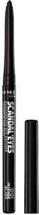 Rimmel Rimmel Scandaleyes Exaggerate wodoodporna miękka kredka do oczu 001 Intense Black 0.35g