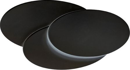 Kinkiet Azzardo Kinkiet czarny AZzardo CLOVER OVAL ledowy AZ2997