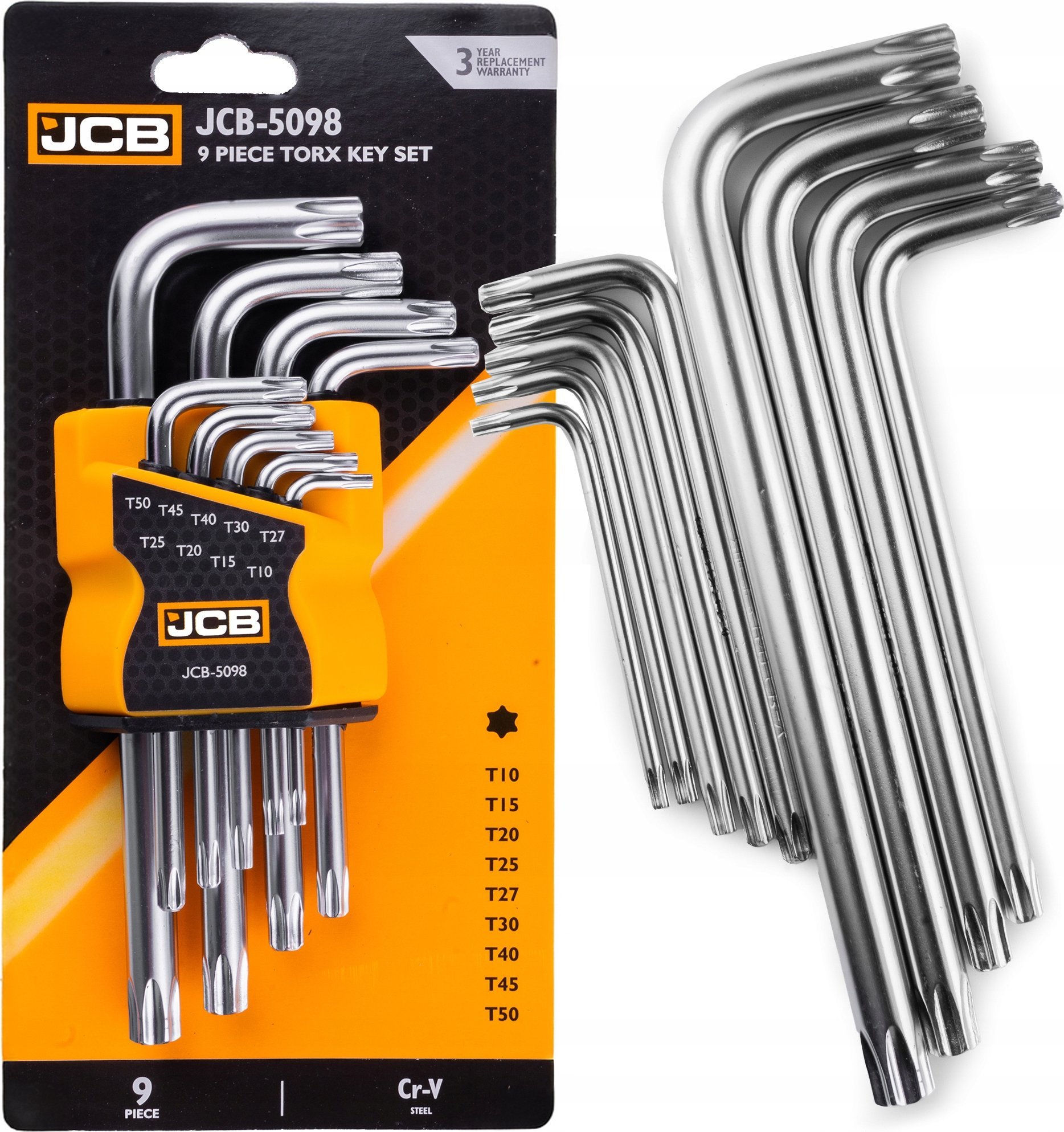 JCB JCB TORX 9szt. T10-T50