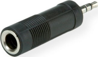 Adapter AV Roline Adapter stereo ROLINE 3,5 mm męski - 6,35 mm żeński