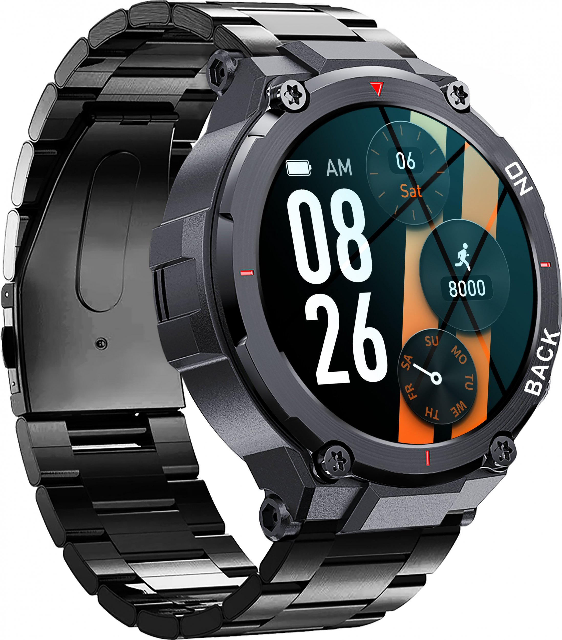 Smartwatch Gravity Hexal-2 Czarny