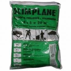 Folia malarska cienka 4 x 5m