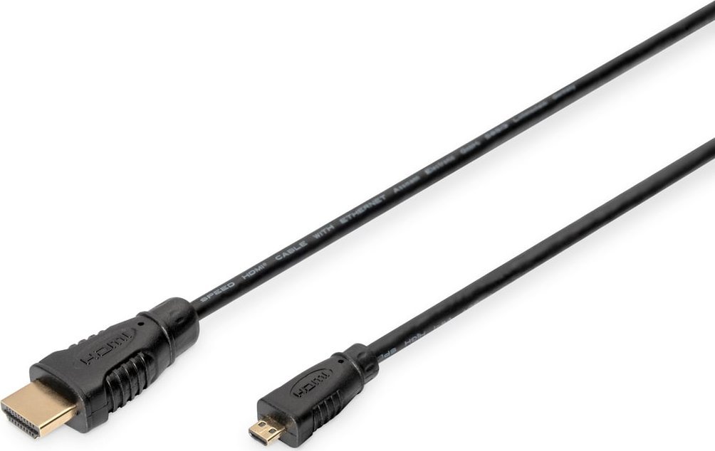 Kabel Triton Digitus HDMI 1.4 1m kabel HDMI HDMI Typu D (Micro) HDMI Typu A (Standard) Czarny
