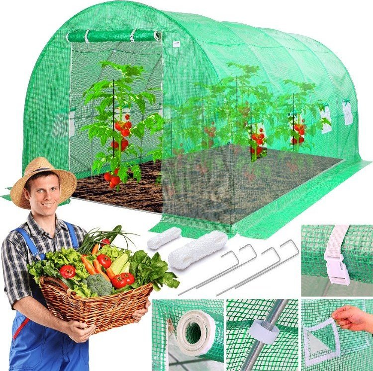 Lehmann TUNEL FOLIOWY SZKLARNIA OGRODOWY 200x250x400cm FOLIAK DUŻY