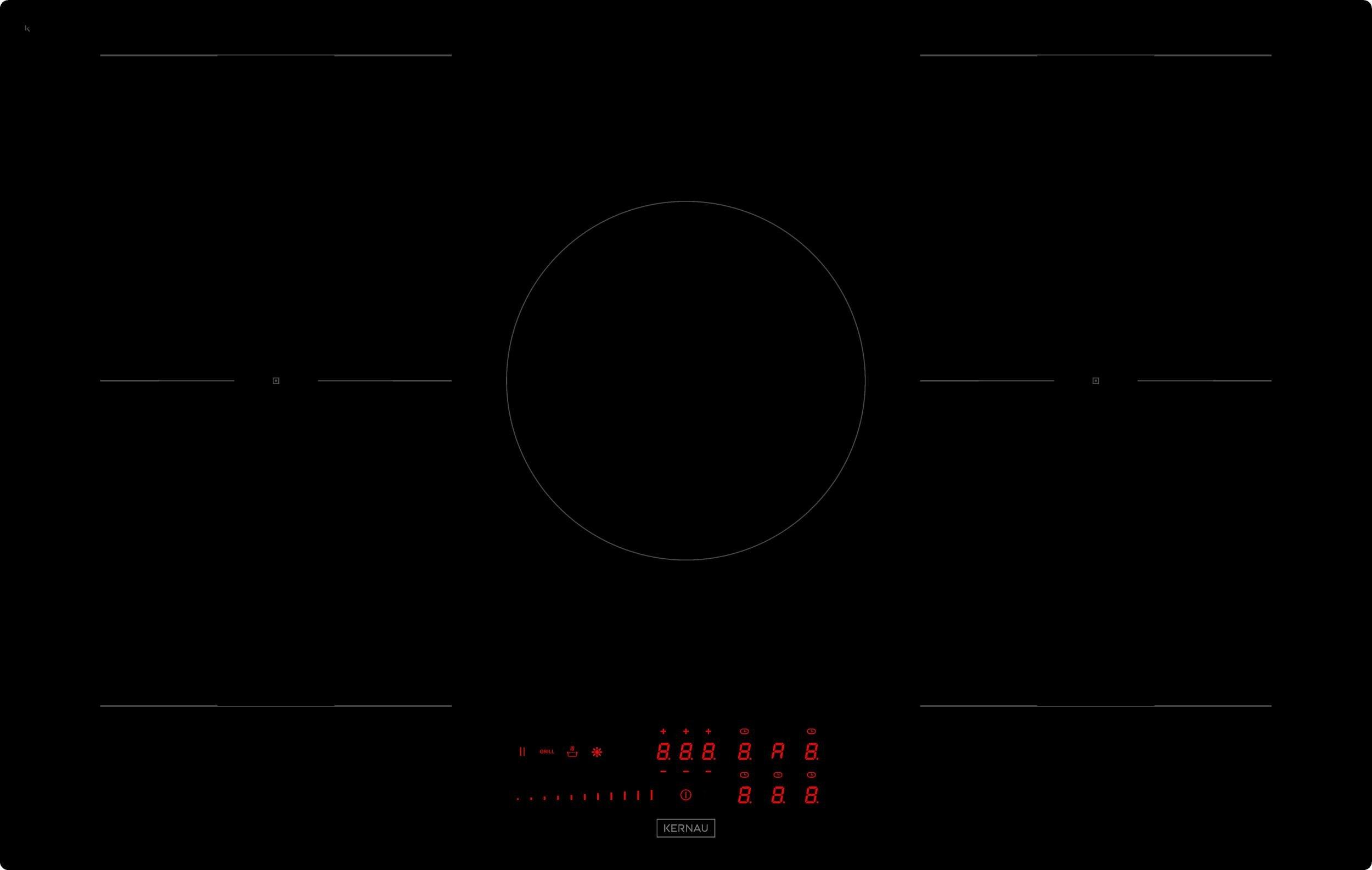 Płyta grzewcza Kernau KIH 7534-5B BL Kitchen Connect