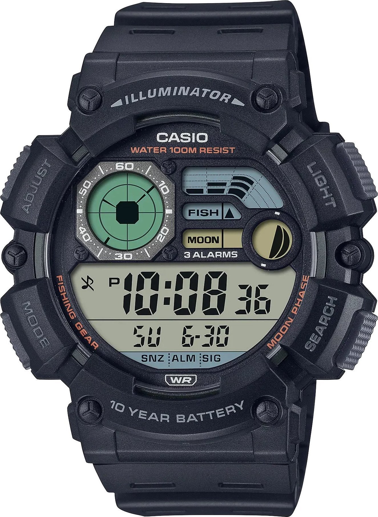 Zegarek Casio Zegarek męski Casio WS-1500H-1AVEF