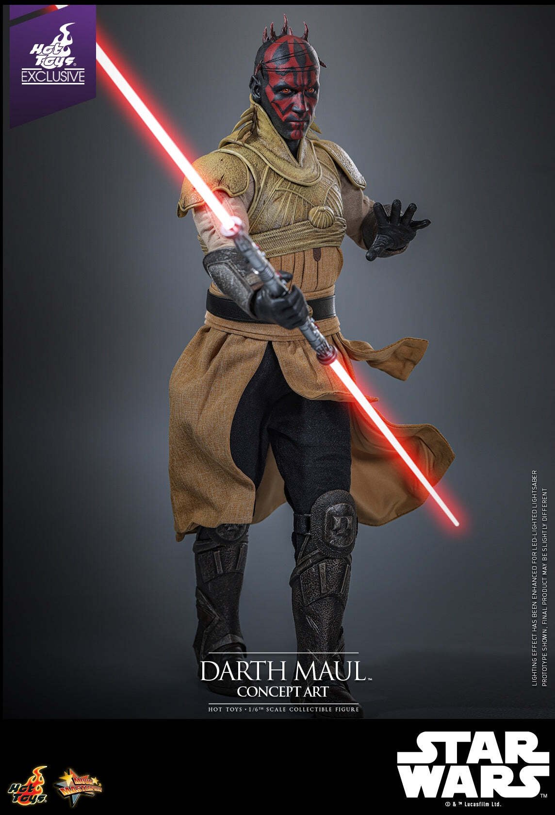 Darth Maul Concept Art Star Wars Movie Masterpiece 1/6 Hot Toys Exclusive Figurka 35 cm