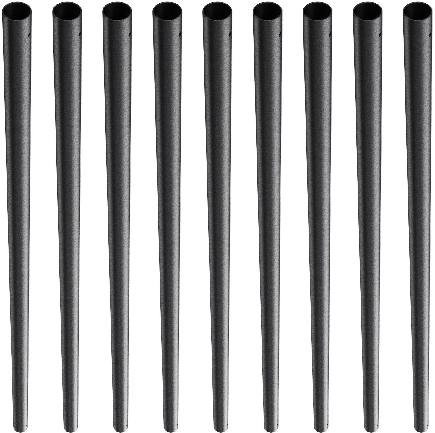 Tralki Balkonowe Balustrada Aluminiowa Okrągła 19x19x810mm 101 szt.