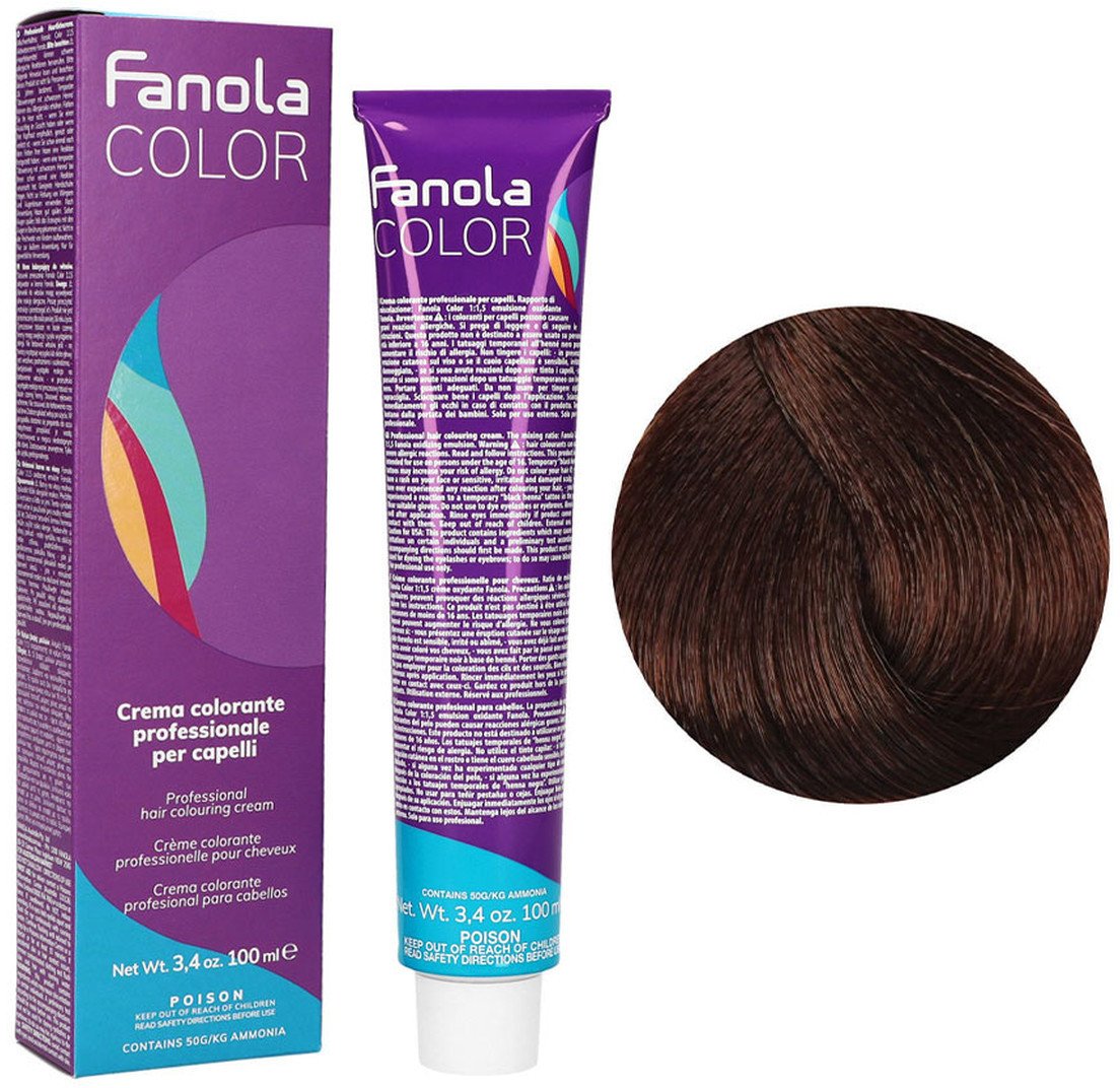 Fanola Color Krem koloryzujący Farba do włosów 100ml Gianduia Chocolate (7.29)