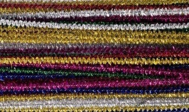 Druciki kreatywne metaliczne MIX 30cm 25szt