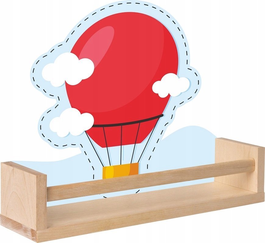 Półka drewniana balon styl skandynawski