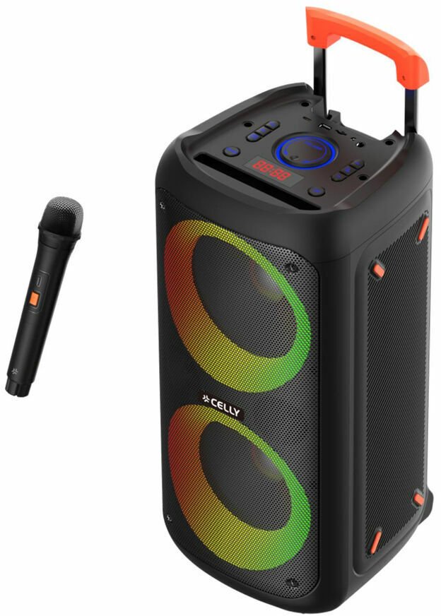 Głośnik Celly Głośnik Bluetooth Przenośny PARTYSPEAKERWLM Czarny 4 W