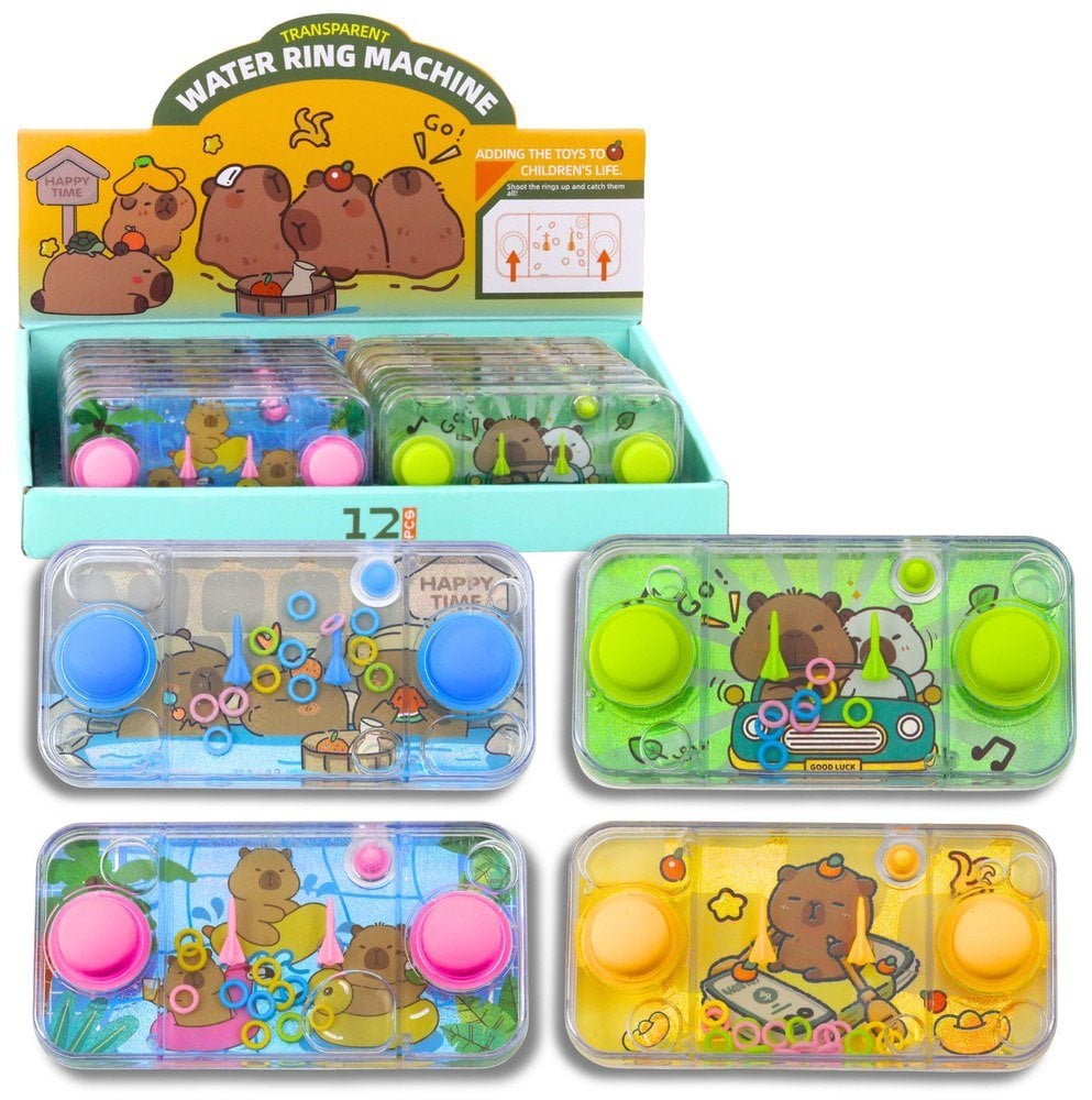 Gra Wodna Zręcznościowa Kapibary Kolorowa Kółeczka Mix EDUKAMP