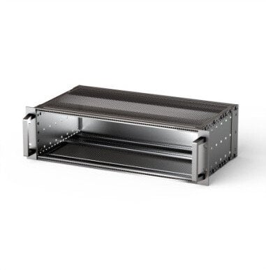 SCHROFF Stojak modułowy EuropacPRO 19, do dużych obciążeń, ekranowany, uchwyt przedni, 3 U, 295 mm