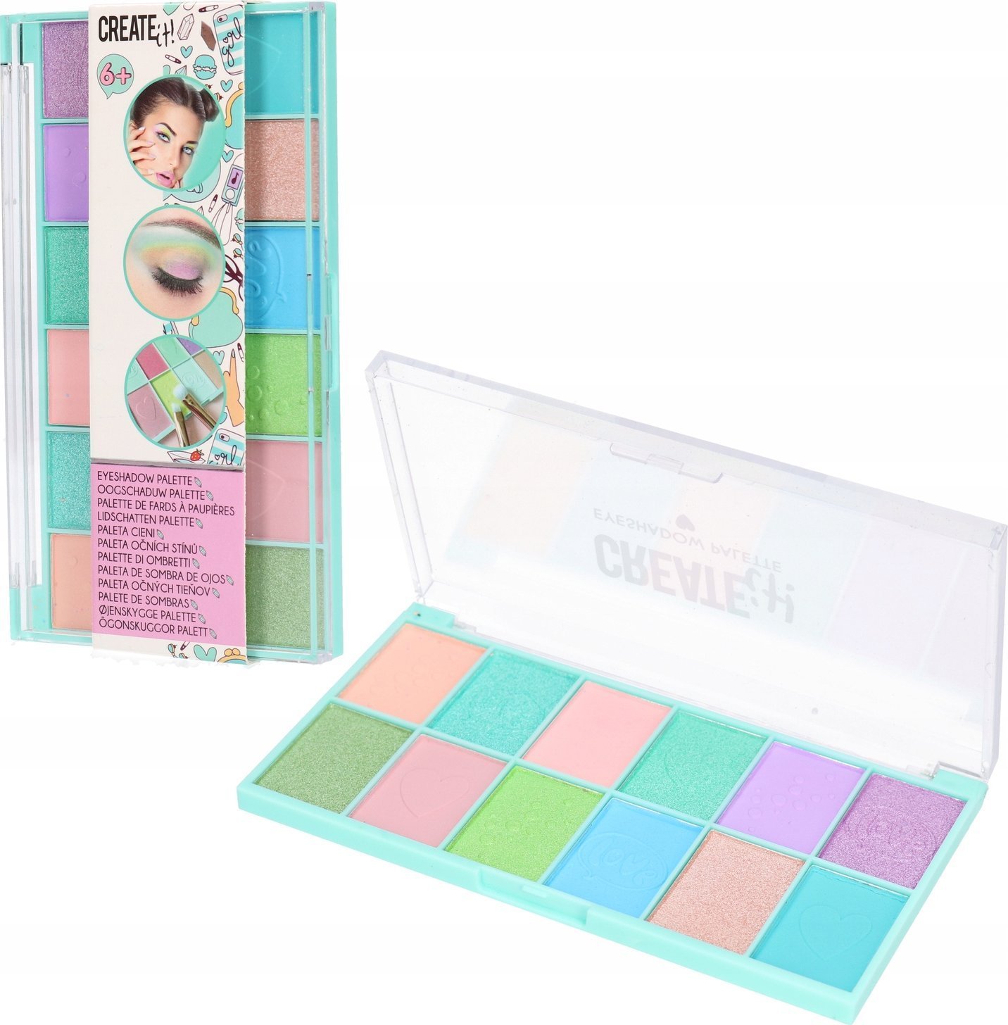 Create it! paleta cieni d/powiek ziel 84518C 08762