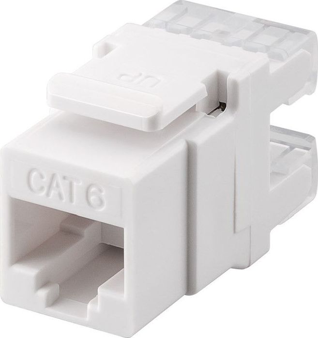 Goobay Goobay 95740 Keystone module RJ45 CAT 6, UTP, 250 MHz, white