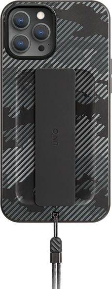 Uniq UNIQ etui Heldro iPhone 12/12 Pro 6,1" czarny moro/charcoal camo Antimicrobial