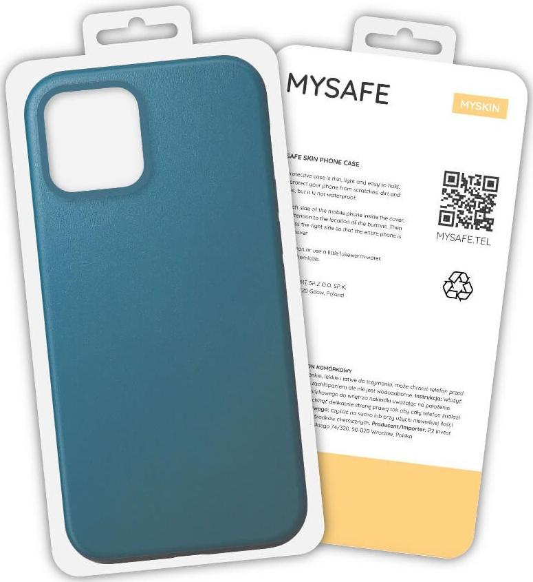 Mysafe MYSAFE ETUI SKIN IPHONE 13 MINI NIEBIESKI PUDEŁKO
